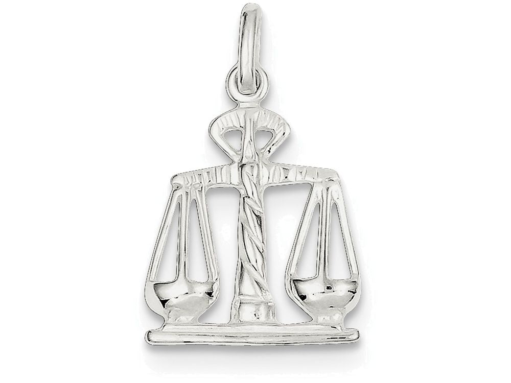 FJC Finejewelers Sterling Silver Scales Of Justice Charm