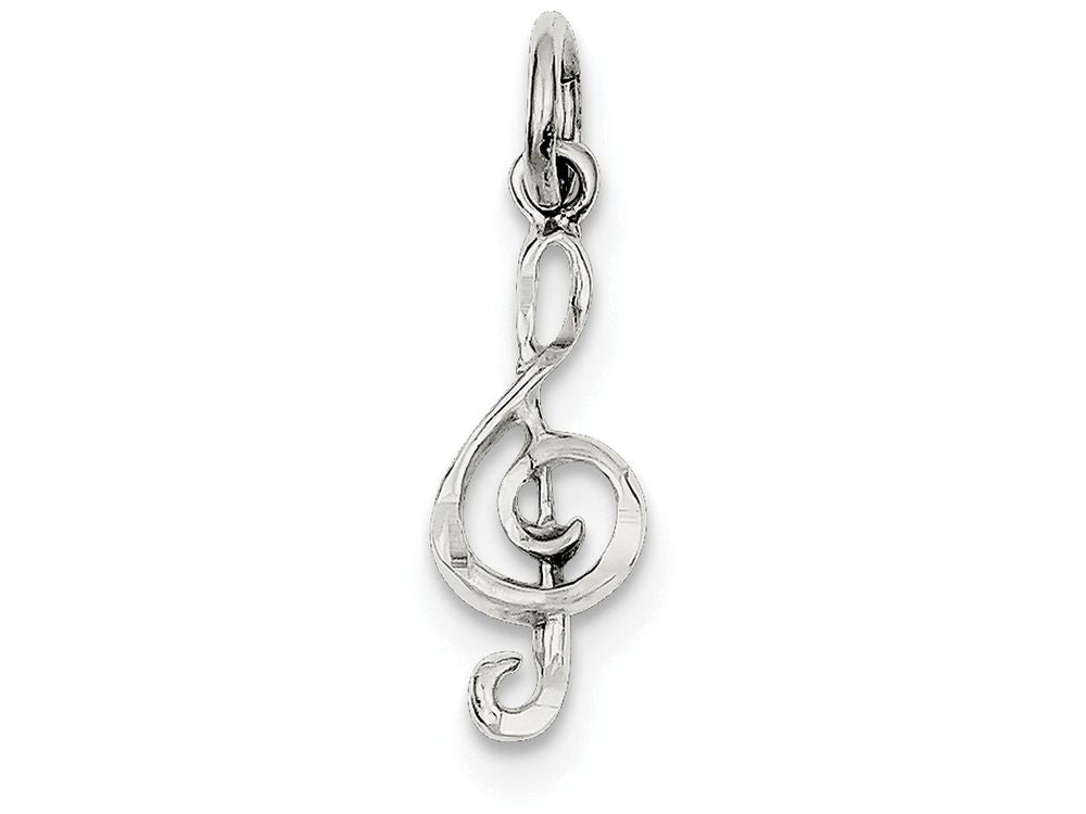 FJC Finejewelers Sterling Silver Treble Clef Charm