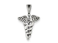 FJC Finejewelers Sterling Silver Caduceus Charm