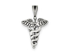 FJC Finejewelers Sterling Silver Caduceus Charm