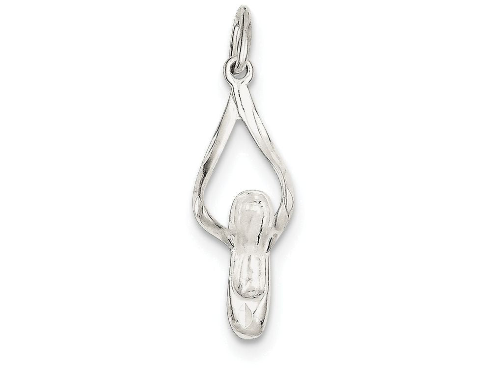FJC Finejewelers Sterling Silver Ballet Slipper Charm