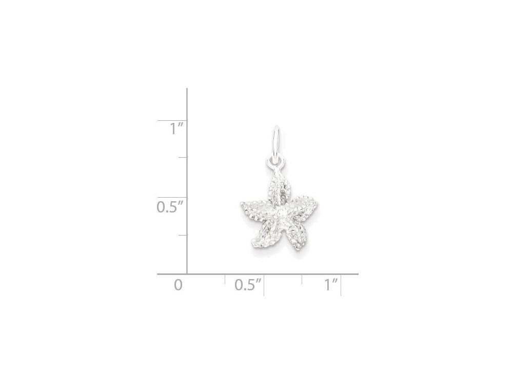 FJC Finejewelers Sterling Silver Starfish Charm
