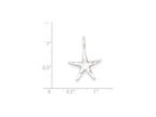 FJC Finejewelers Sterling Silver Starfish Charm