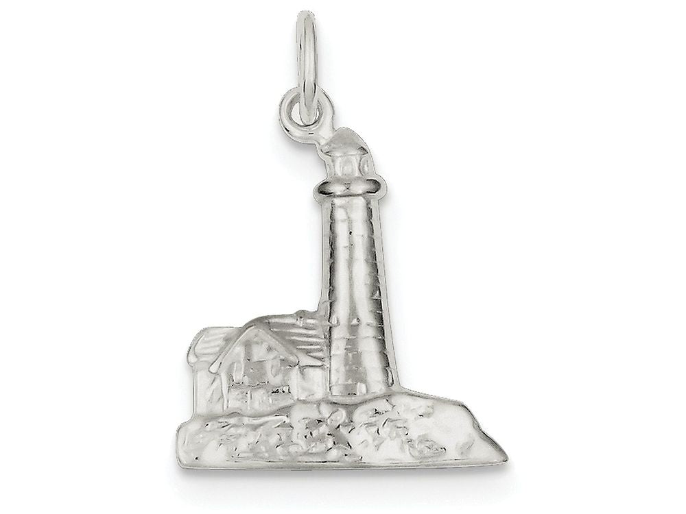 FJC Finejewelers Sterling Silver Lighthouse Charm