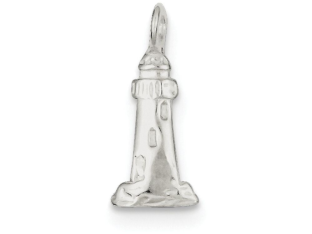 FJC Finejewelers Sterling Silver Lighthouse Charm