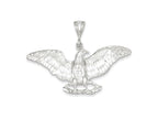 FJC Finejewelers Sterling Silver Eagle Pendant Necklace - Chain Included