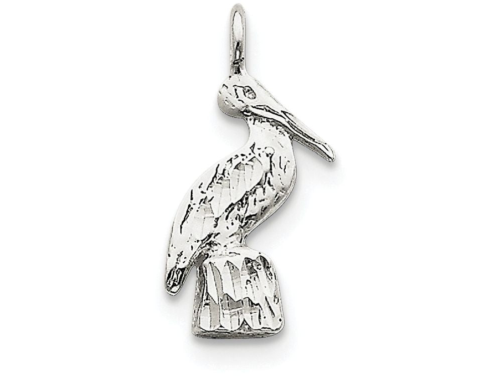 FJC Finejewelers Sterling Silver Pelican Charm