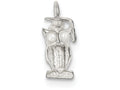 FJC Finejewelers Sterling Silver Graduation Owl Charm