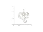 FJC Finejewelers Sterling Silver Elephant Head Charm