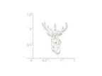 FJC Finejewelers Sterling Silver Deer Head Charm