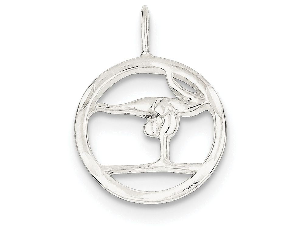FJC Finejewelers Sterling Silver Gymnastics Charm