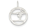 FJC Finejewelers Sterling Silver Gymnastics Charm