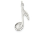 FJC Finejewelers Sterling Silver Music Note Charm