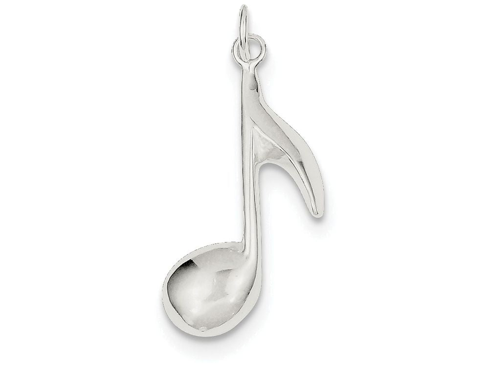 FJC Finejewelers Sterling Silver Music Note Charm