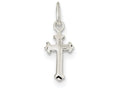 FJC Finejewelers Sterling Silver Fleur De Lis Cross Charm
