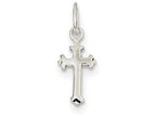 FJC Finejewelers Sterling Silver Fleur De Lis Cross Charm