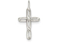 FJC Finejewelers Sterling Silver Cross Pendant Necklace - Chain Included