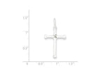 FJC Finejewelers Sterling Silver Cross Pendant Necklace - Chain Included