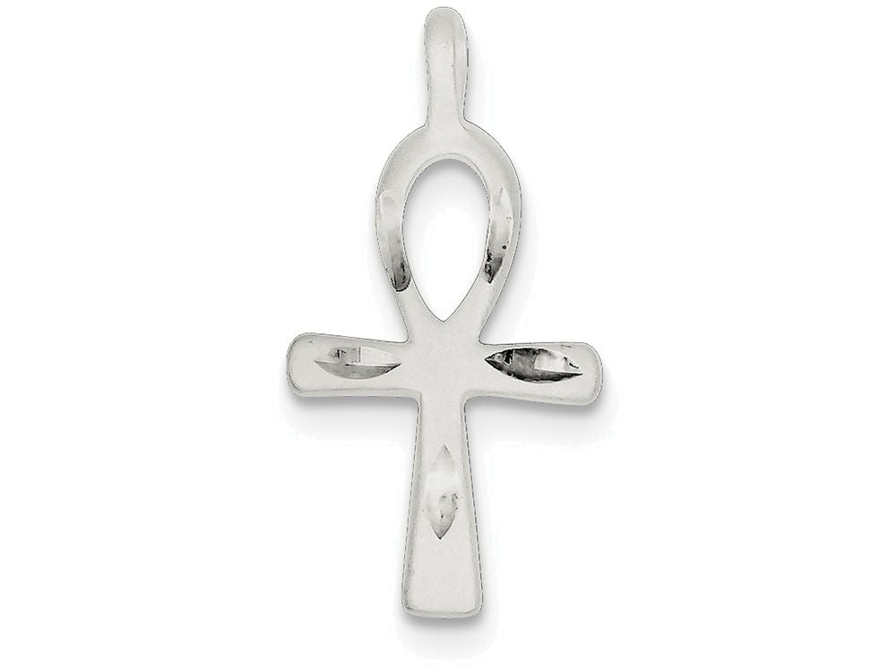 FJC Finejewelers Sterling Silver Ankh Cross Pendant Necklace - Chain Included