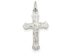 FJC Finejewelers Sterling Silver Crucifix Pendant Necklace - Chain Included
