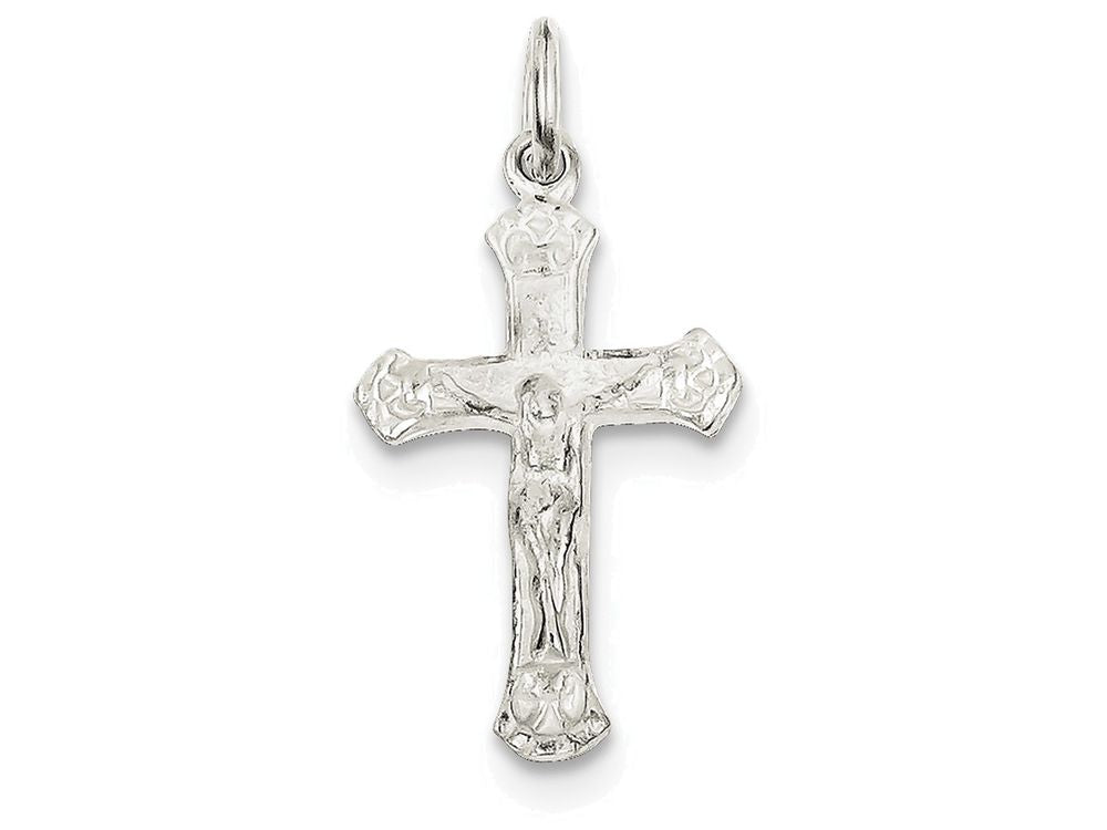 FJC Finejewelers Sterling Silver Crucifix Pendant Necklace - Chain Included