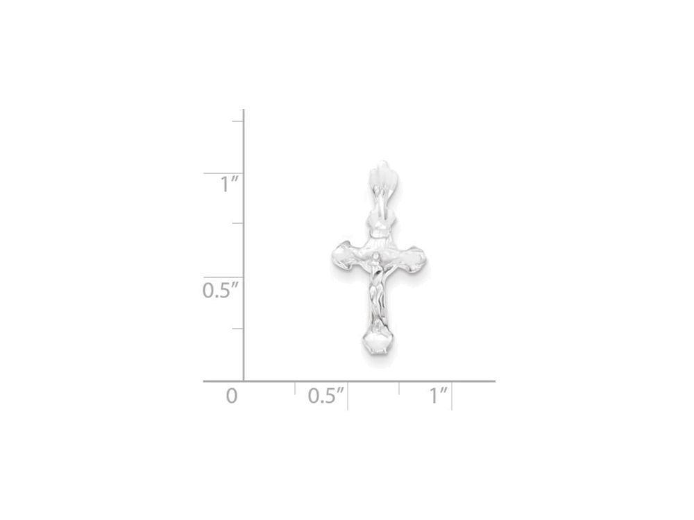 FJC Finejewelers Sterling Silver Inri Crucifix Pendant Necklace - Chain Included