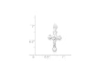 FJC Finejewelers Sterling Silver Inri Crucifix Pendant Necklace - Chain Included