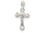 FJC Finejewelers Sterling Silver Inri Crucifix Pendant Necklace - Chain Included