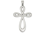 FJC Finejewelers Sterling Silver Cross Pendant Necklace - Chain Included