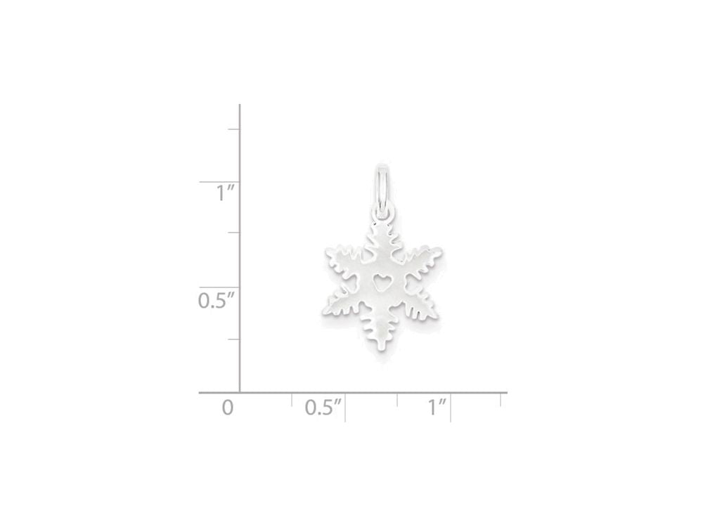 FJC Finejewelers Sterling Silver Snowflake Charm