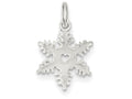 FJC Finejewelers Sterling Silver Snowflake Charm