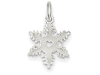 FJC Finejewelers Sterling Silver Snowflake Charm