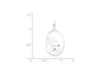 FJC Finejewelers Sterling Silver Praying Hands Pendant Necklace - Chain Included