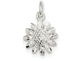 FJC Finejewelers Sterling Silver Floral Charm