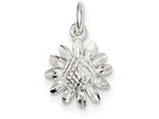 FJC Finejewelers Sterling Silver Floral Charm
