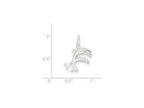 FJC Finejewelers Sterling Silver Dolphins Charm