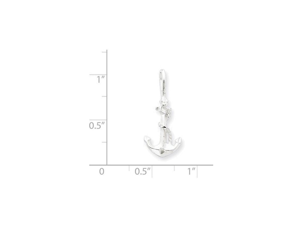 FJC Finejewelers Sterling Silver Anchor Charm