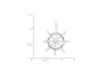 FJC Finejewelers Sterling Silver Boat Wheel Charm