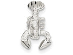 FJC Finejewelers Sterling Silver Lobster Chain Slide Charm