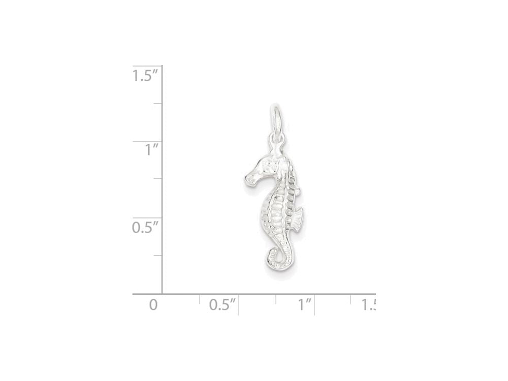 FJC Finejewelers Sterling Silver Sea Horse Charm