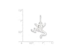 FJC Finejewelers Sterling Silver Frog Charm