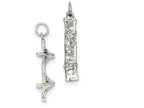 FJC Finejewelers Sterling Silver Mackinac Bridge Charm