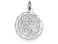 FJC Finejewelers Sterling Silver Best Friends Disc Charm