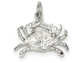 FJC Finejewelers Sterling Silver Crab Charm
