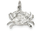 FJC Finejewelers Sterling Silver Crab Charm