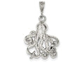 FJC Finejewelers Sterling Silver Octopus Charm