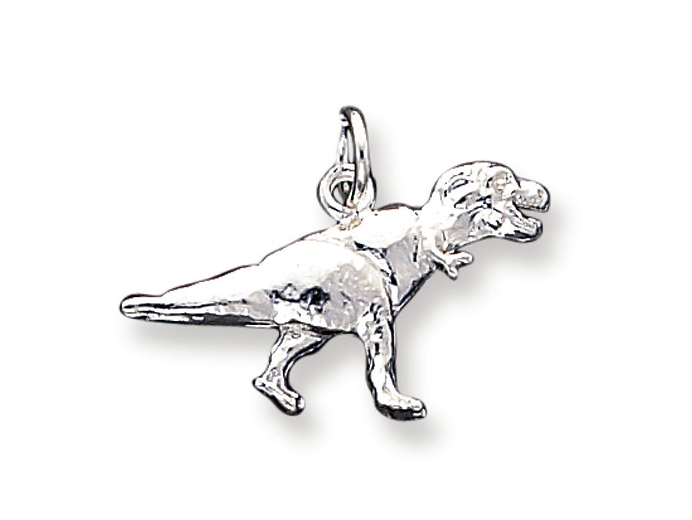 FJC Finejewelers Sterling Silver T-rex Charm