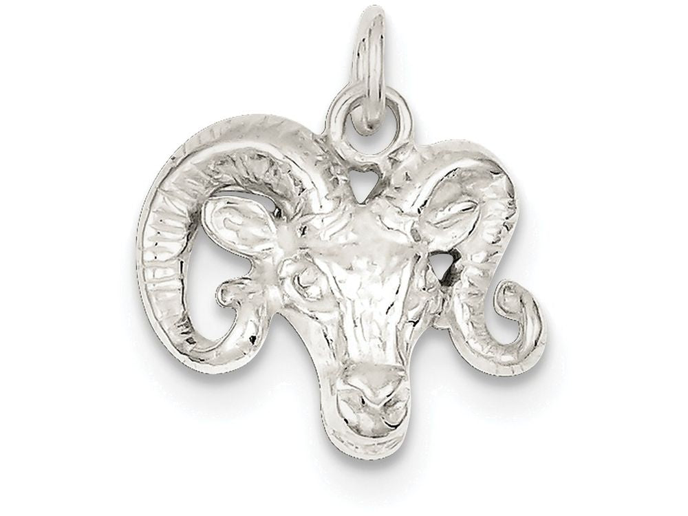 FJC Finejewelers Sterling Silver Ram Charm