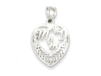 FJC Finejewelers Sterling Silver #1 Mom Charm