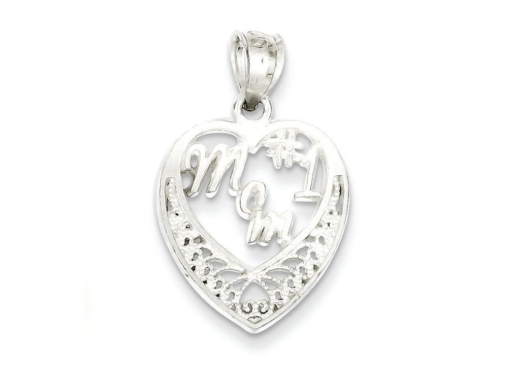 FJC Finejewelers Sterling Silver #1 Mom Charm